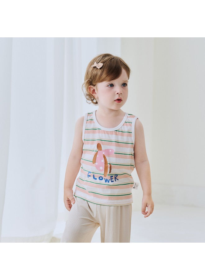 Tongtai Baby Vest Summer Pure Cotton Baby Clothes Children's Outdoor Sleeveless Top Boys Girls Vest Waistcoat - Image 3