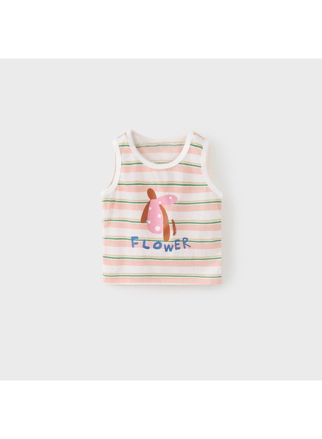 Tongtai Baby Vest Summer Pure Cotton Baby Clothes Children's Outdoor Sleeveless Top Boys Girls Vest Waistcoat - Image 2