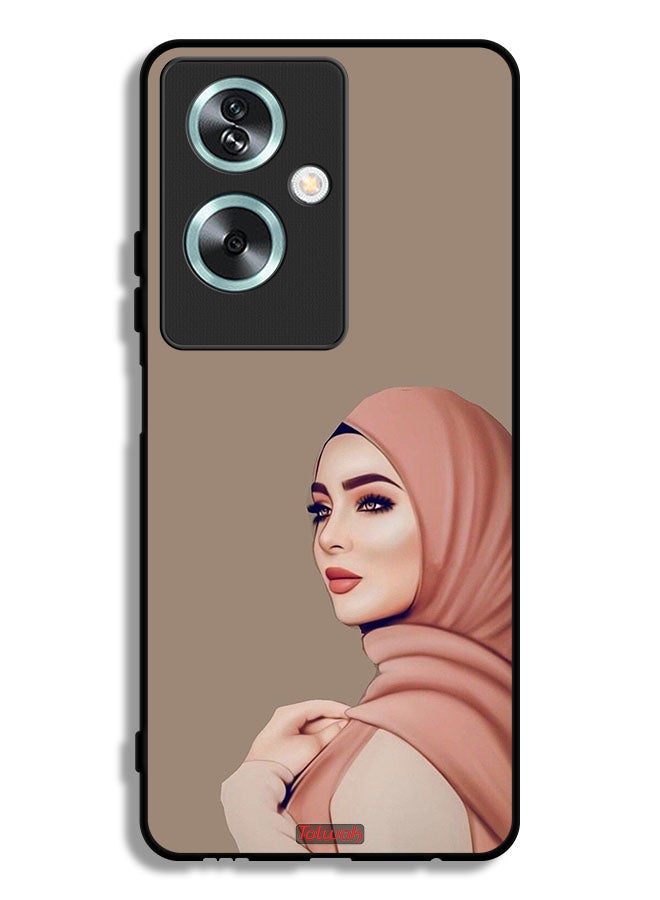 Tolwak Oppo A79 Protective Case Cover Beautiful Hijab Girl - Image 1