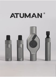 ATuMan ATuMan RS1 Ratchet Screwdriver – 24 Bits for 18 Applications, Seamless Ratchet Handle, Ultra-Hard Aluminum Alloy, Lightweight & Versatile  - Image 5