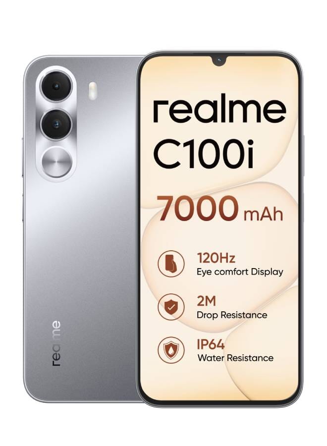 ريل مي C100i Dual SIM 4GB RAM 128GB Dusk Gray 4G-Middle East Version - Image 1