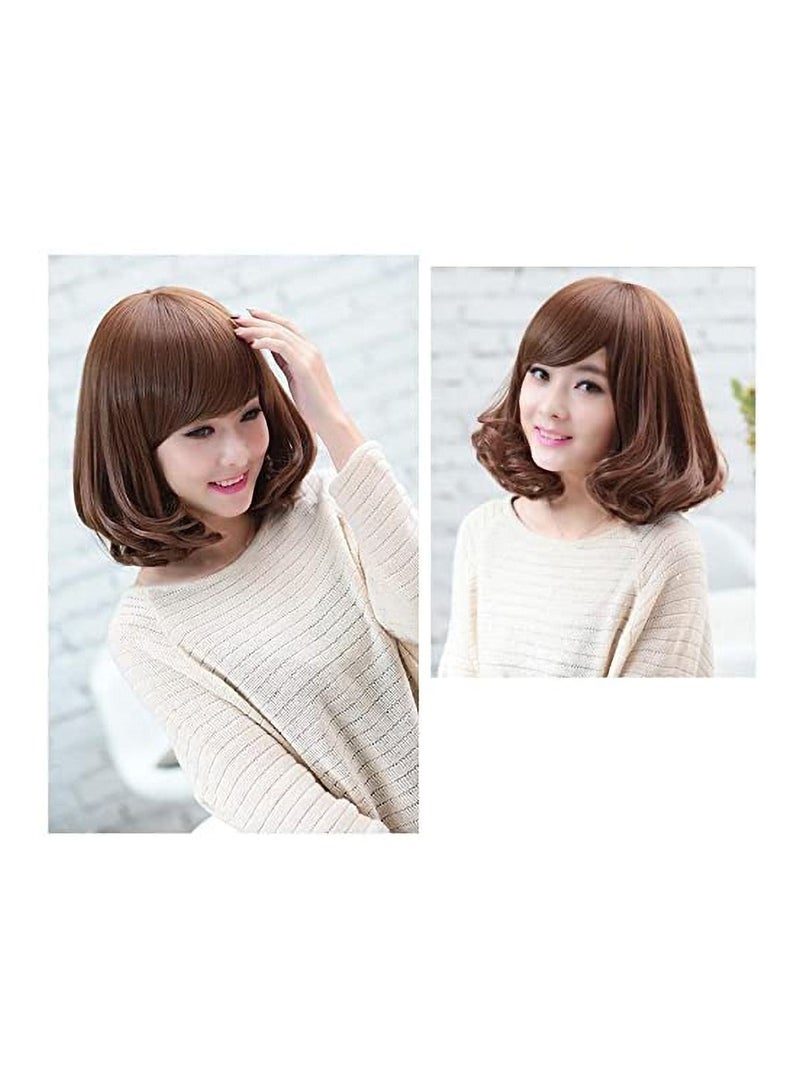 Estelle Eestelle Fiber Heat Resistant Wig,Nature looking ,Curl ,Bodywave , Straight, long ,Short,Black,Brown,for Cosplay Daily Party Use Synthetic Hair Replacement Wig For Fashion Women - Image 2