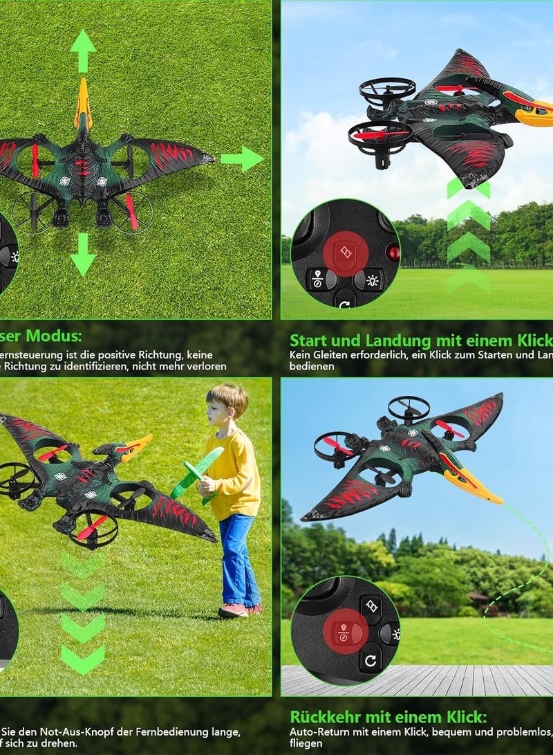 RC Aeroplane 2.4GHz Remote Controlled L0713 Quadcopter | Floating Fighter Aircraft, USB Charging | RTF RC Aeroplane for Beginners, Children & Adults - Image 5