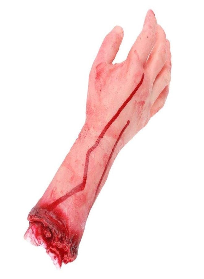 Western Era Haunted Fake Cosmetic Bloody Arm Hand, Halloween Prank, Party Props Cosplay, Decoration Items for Halloween, Party Supply (Long Hand) - Image 1