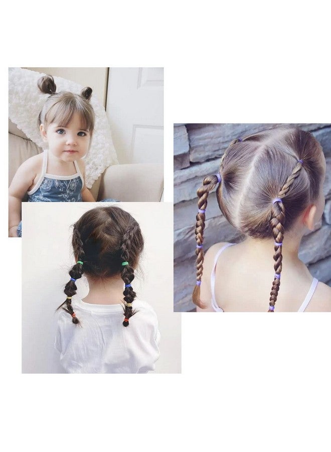 Ronger2000 400PCS Baby Hair Ties for Toddler - Diameter 2cm Small Elastic Rubber Bands for Hair, 20 Colors Little Baby Girls Ponytail Holders Hair Accessories - Image 4