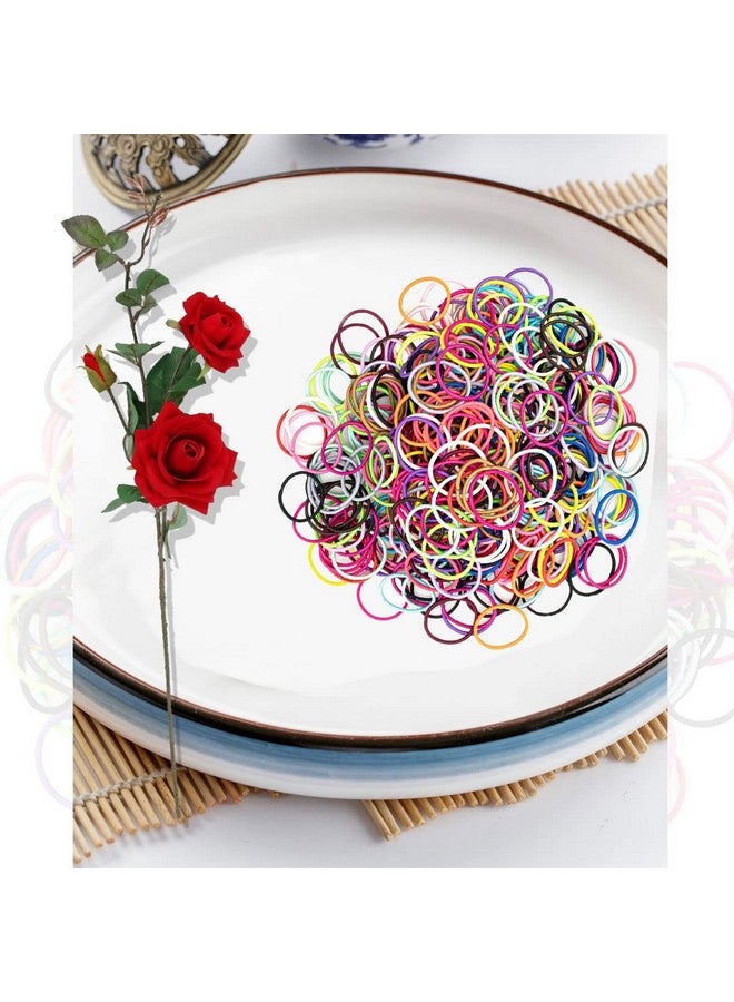Ronger2000 400PCS Baby Hair Ties for Toddler - Diameter 2cm Small Elastic Rubber Bands for Hair, 20 Colors Little Baby Girls Ponytail Holders Hair Accessories - Image 3