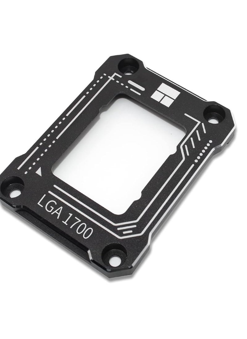 ماركة غير محددة إطار اتصال وحدة المعالجة المركزية لمجموعة التحديث LGA 1700، دعامة 17XX-BCF Intel الجيل الثاني عشر والثالث عشر، مشبك مضاد للانحناء باللون الأسود  - Image 1