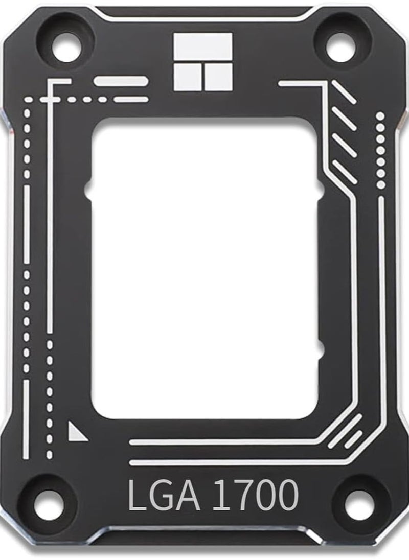 ماركة غير محددة إطار اتصال وحدة المعالجة المركزية لمجموعة التحديث LGA 1700، دعامة 17XX-BCF Intel الجيل الثاني عشر والثالث عشر، مشبك مضاد للانحناء باللون الأسود  - Image 2