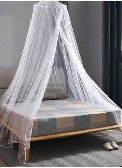 MARGOUN Round Hoop Mosquito Net for Bed, King Size Bed Canopy Hanging Curtain Netting, Princess Round Hoop Sheer Bed Canopy for All Kids Baby Cribs and Adult Beds Fit Twin, Full, Queen - RED  - Image 4