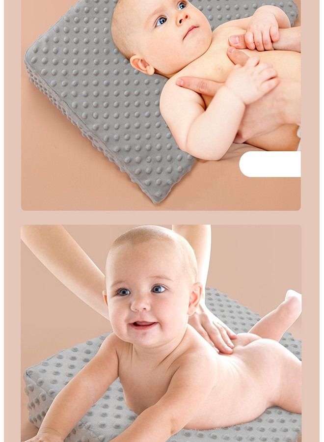 DUNISO Baby Feeding Slope Pillows Toddler Infant Anti Vomiting Pillows 30-Degree Incline for Better Night Sleep Prevent Sliding Baby Necessities  - Image 4