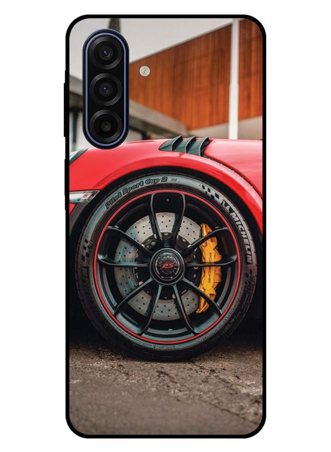 الصيد العين غطاء حماية مطبوع لهاتف سامسونج جالاكسي A17 4G - عجلة سيارة حمراء - Image 1