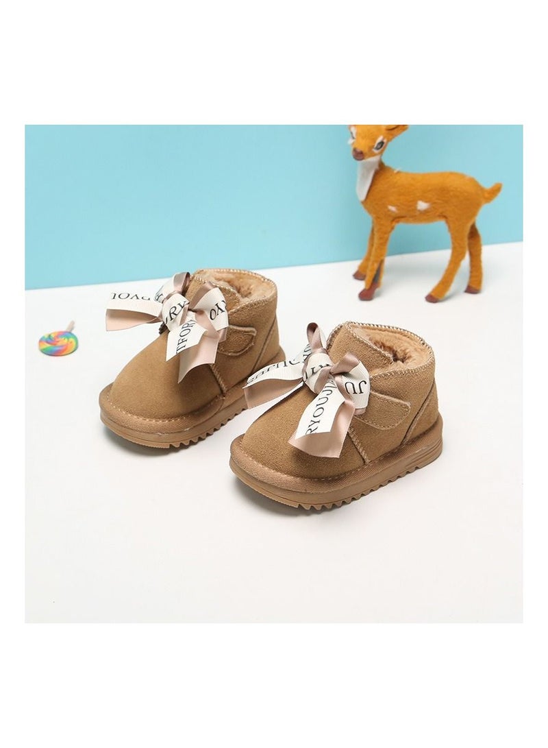 Loquat Winter Warm And Comfortable Cotton Shoes 