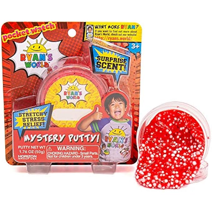 Ryan's World Mystery Putty, Surprise Scent by Horizon Group USA (200192), Red - Image 1