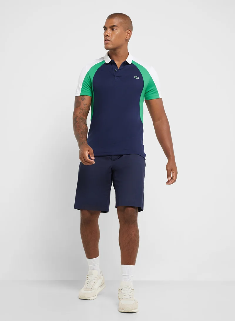 LACOSTE Logo Graphic Polo Shirt