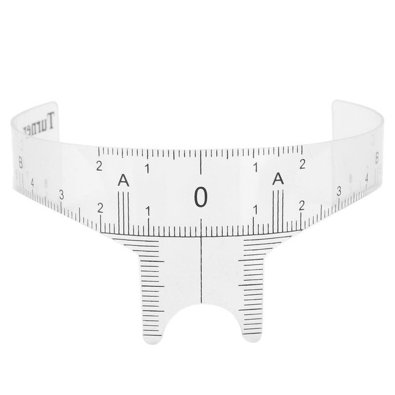 Professional Eyebrow Positioning Ruler Microblading Brow Shape Design Ruler Measure ToolB - Image 1
