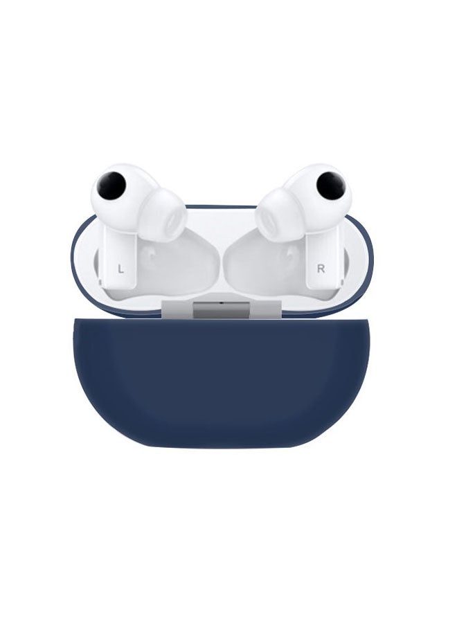 Protective Cover Case for Huawei Freebuds Pro With Hook Dark Blue