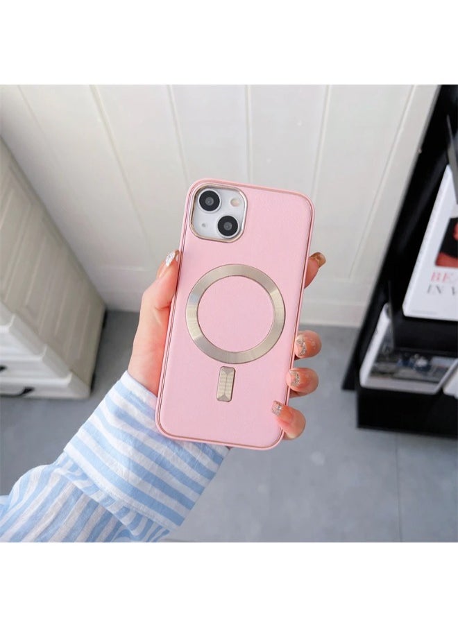 Generic - Protection cover for iPhone 14 Pro with a new and modern design and supports MagSafe wireless charging - pink - Image 1