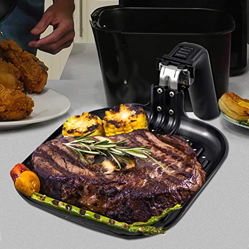 Nuwave 6-quart Brio Digital Air Fryer Exclusive Indoor Grill Pan Accessory (Grill Pan) - Image 3