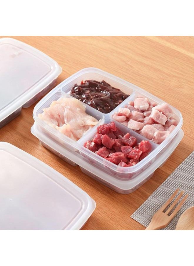 Divided Storage Container Multipurpose Airtight Onion Ginger Garlic Frozen Meat Container For Freezer