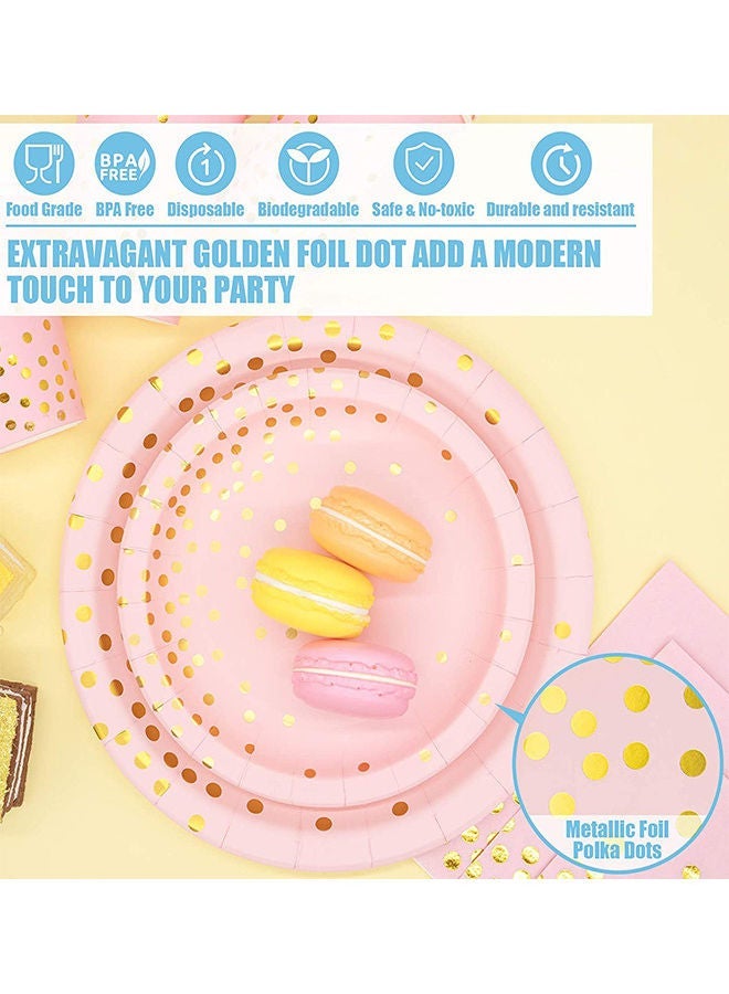 NIBEMINENT 200-Piece Disposable Tableware Set - Image 5