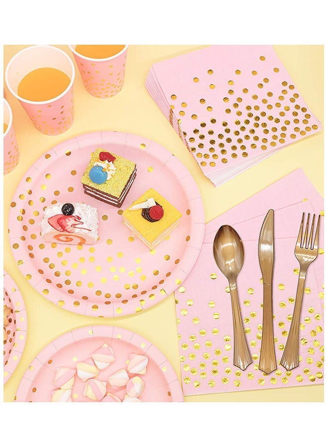 NIBEMINENT 200-Piece Disposable Tableware Set - Image 4