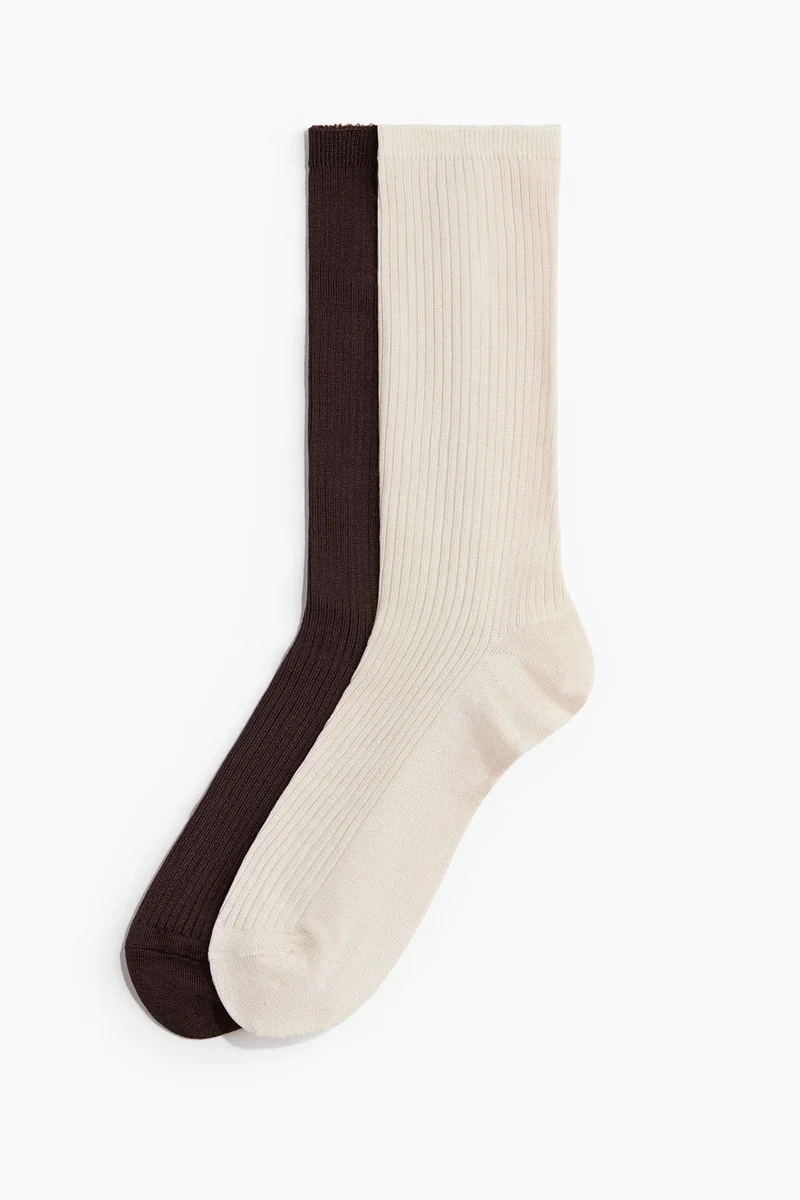 H&M 2-pack viscose-blend socks