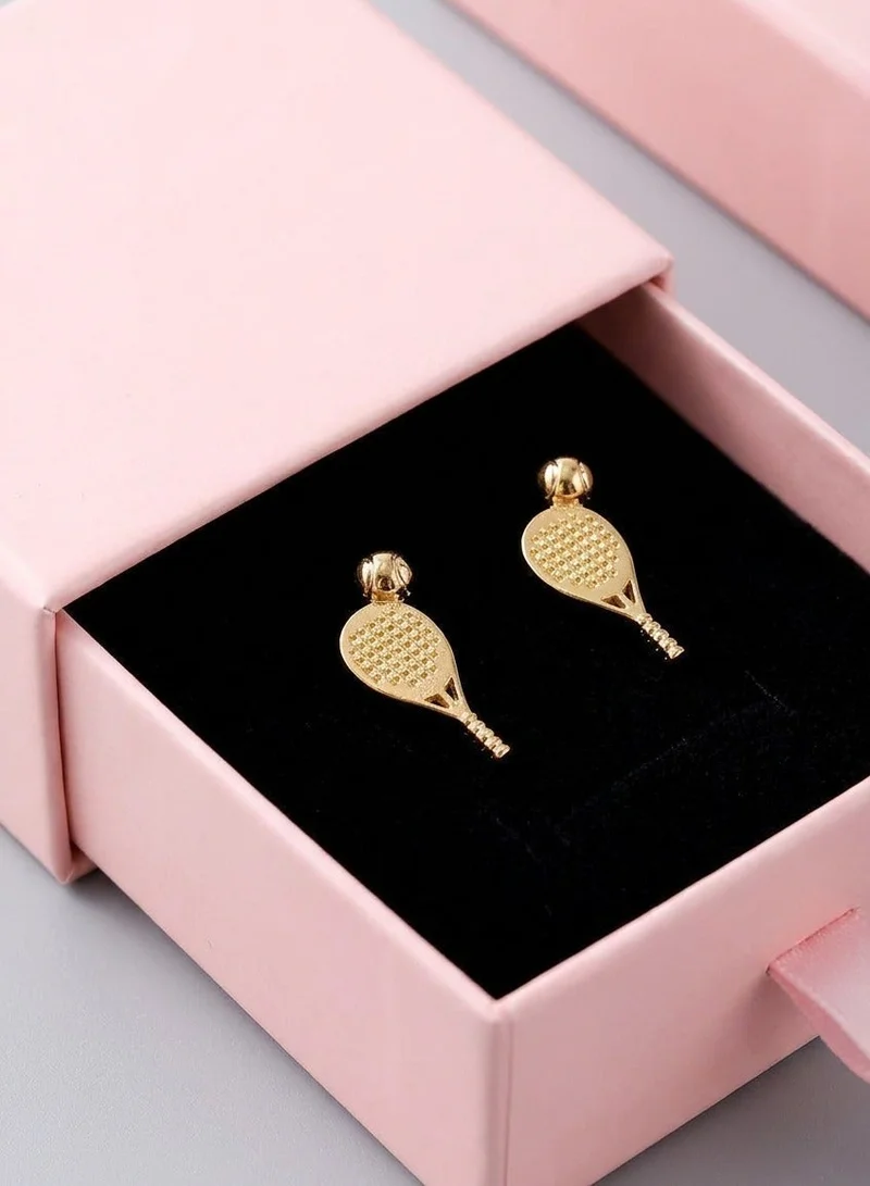 Svl  Gold Plated Padel Jewelry Set - Complete Gift Box for Women Padel Players (Necklace, Bracelet, Earrings) for Women | Best Price UAE