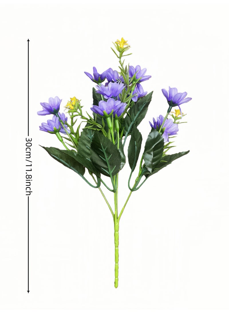 2-piece artificial daisy bouquet, heat-resistant, UV-resistant, maintenance-free, suitable for home decoration, Eid al-Fitr gifts, Eid al-Adha, weddings and hotels, etc. - Image 2