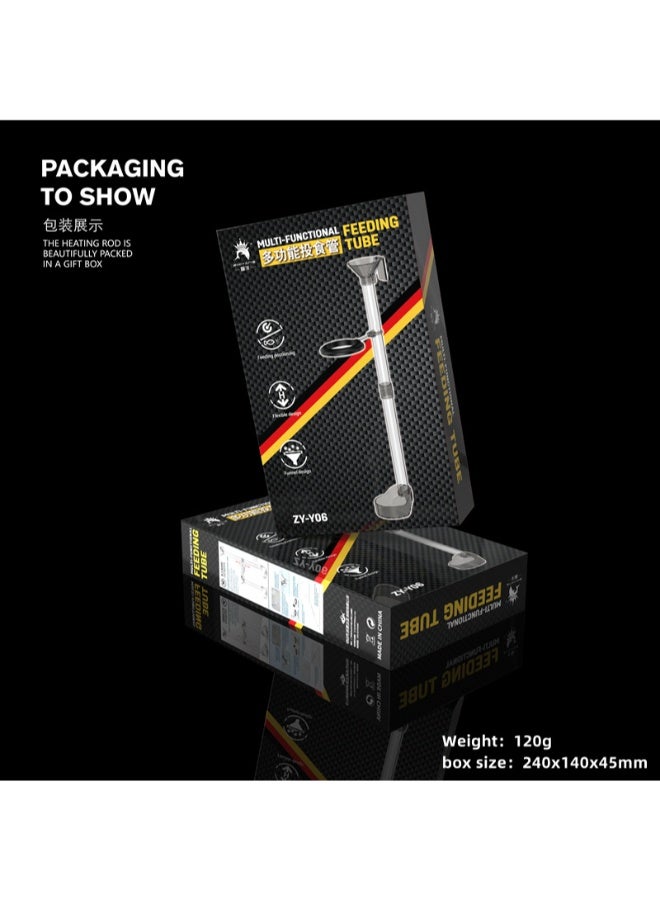 ZHIYANG Multifunctional Feeding Tube Extendable, Fish and Shrimp Feeding Dish Set, Fish Tank Directional Feeding Tube - Image 3