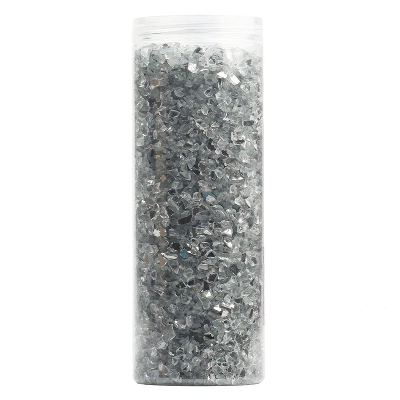 ZenQ Crushed Glass for Crafts Resin Art 15 lbs