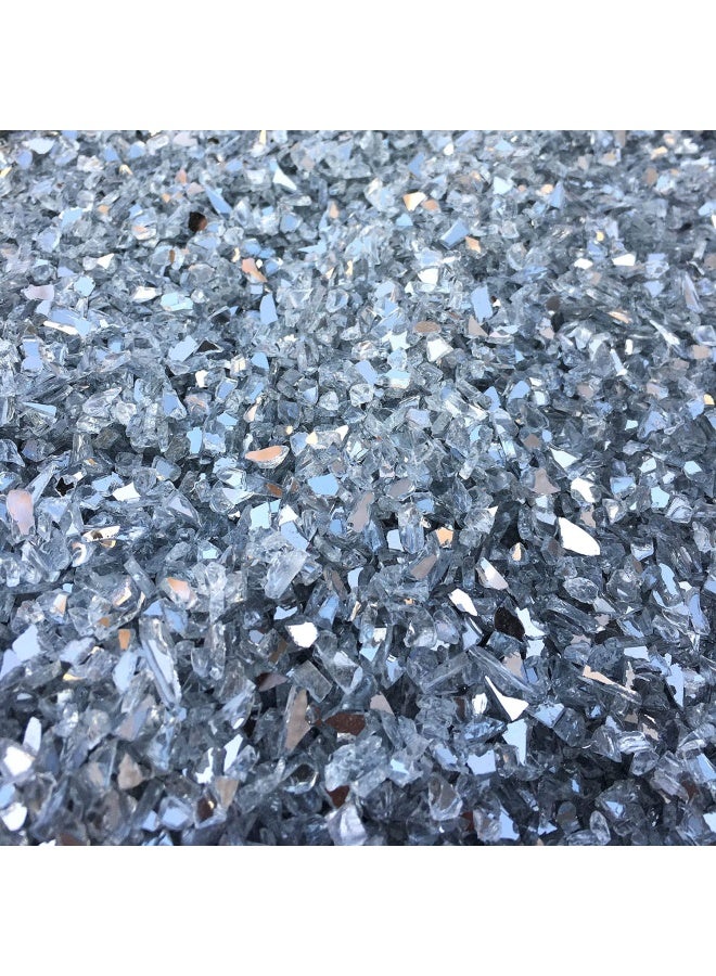 ZenQ Crushed Glass for Crafts Resin Art 15 lbs