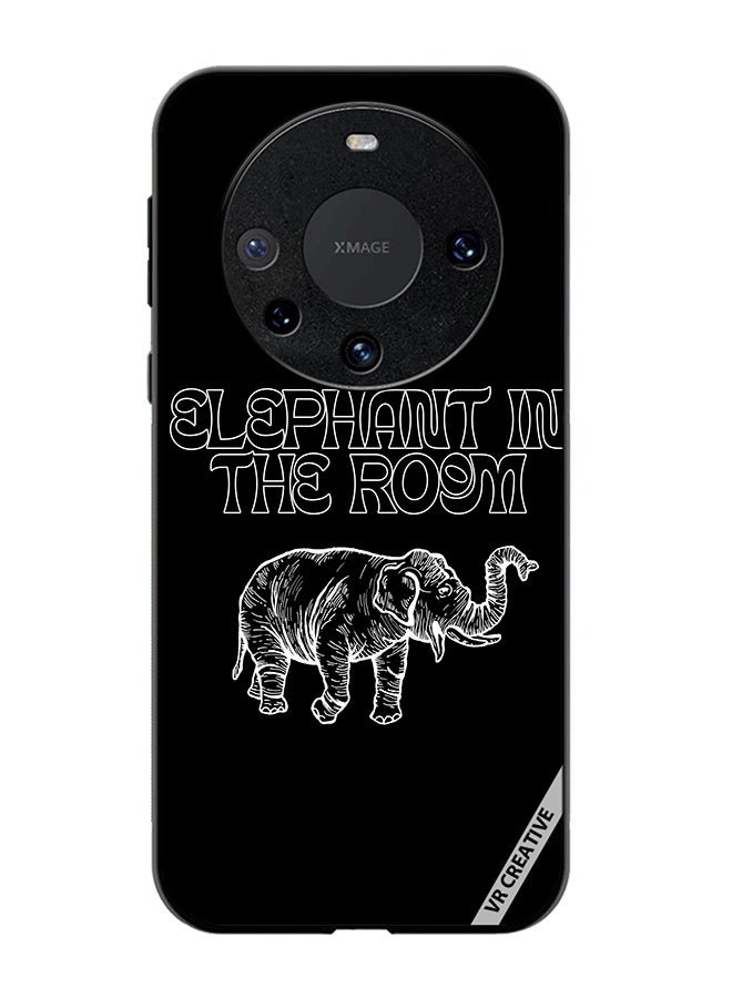 VR CREATIVE Protective Case Cover For Huawei Mate 60 Pro Elephant In The Room Design Multicolour - Image 1