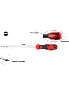Ceta Form 6 x 150 mm Cabinet Type Flat Screwdriver F10-060-150  - Image 2