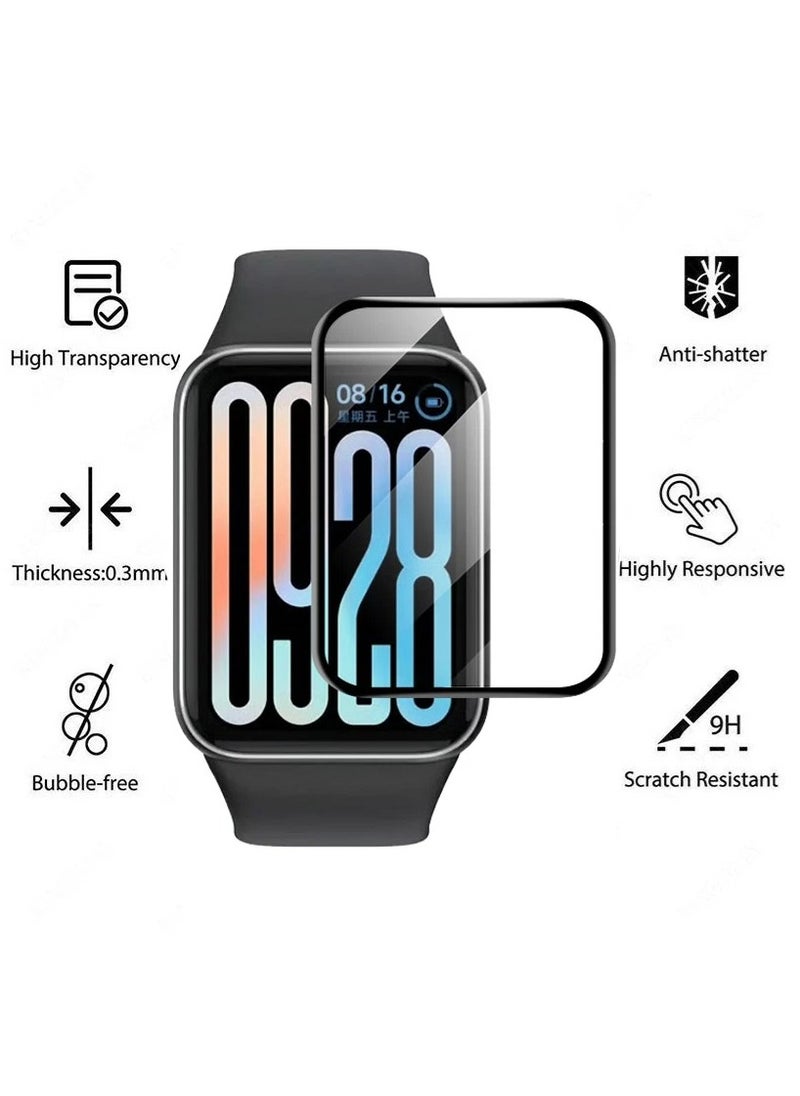 Youque 2 Pcs 3D Protection Film for Xiaomi Band 9 Pro,Ultra-HD Full Coverage Screen Protector Film  - Image 2