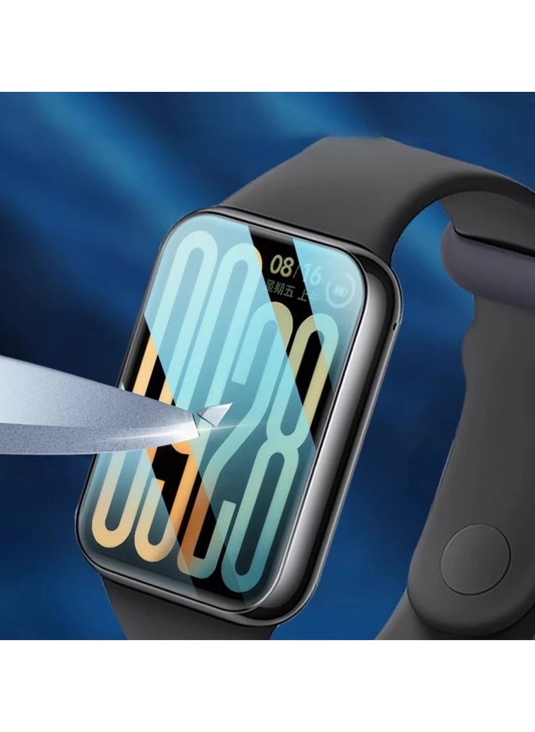 Youque 2 Pcs 3D Protection Film for Xiaomi Band 9 Pro,Ultra-HD Full Coverage Screen Protector Film  - Image 5