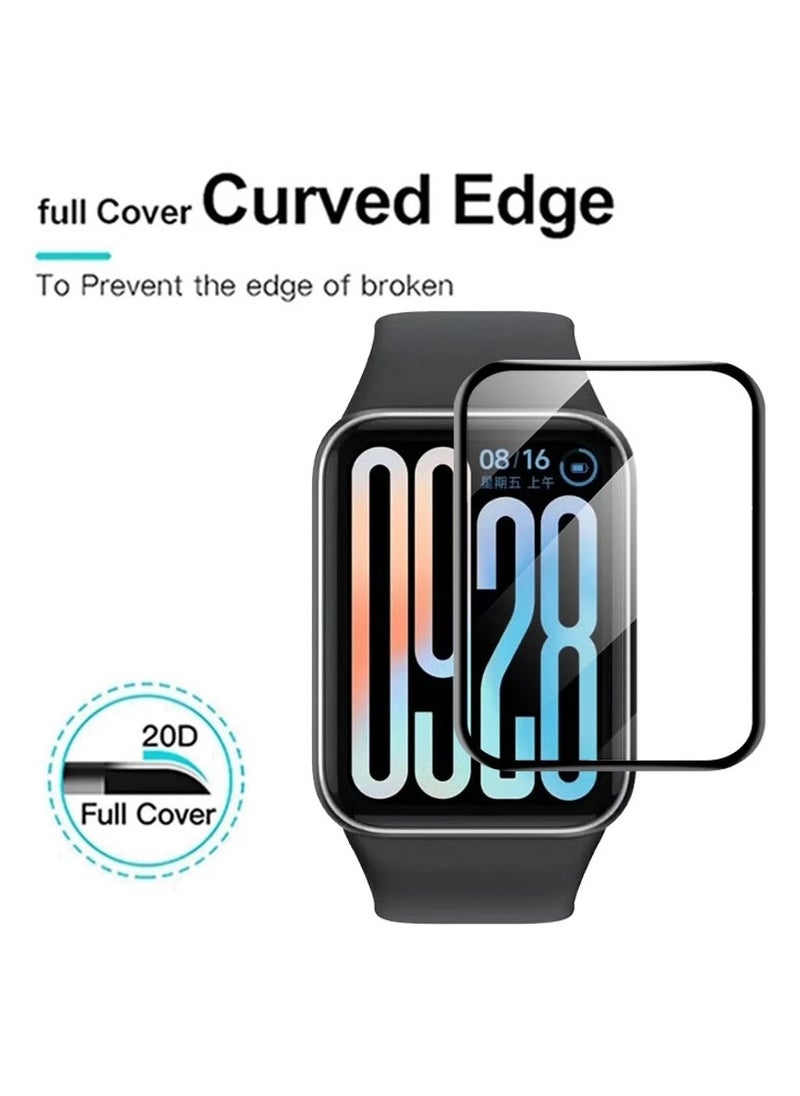 Youque 2 Pcs 3D Protection Film for Xiaomi Band 9 Pro,Ultra-HD Full Coverage Screen Protector Film  - Image 3