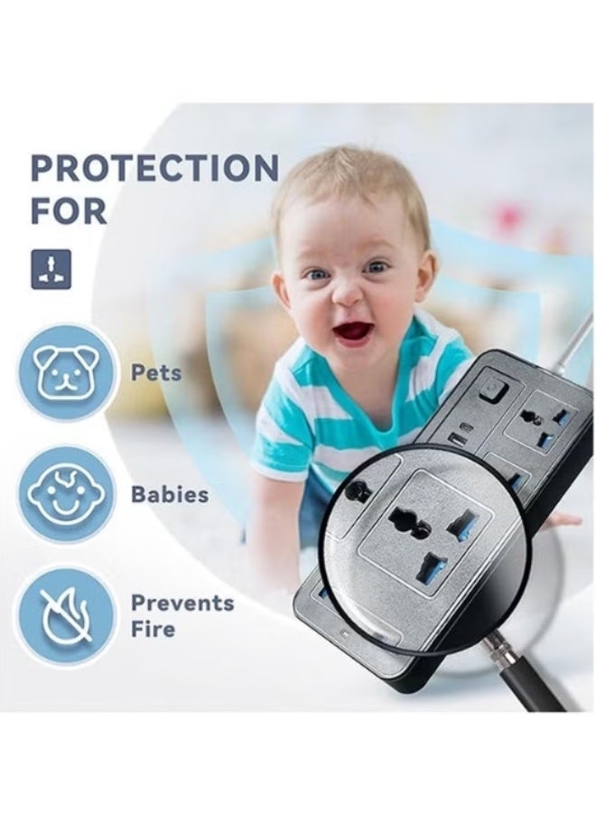 Multifunctional household power strip, safe and fast charging power strip - Image 4