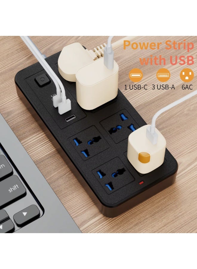 Multifunctional household power strip, safe and fast charging power strip - Image 3