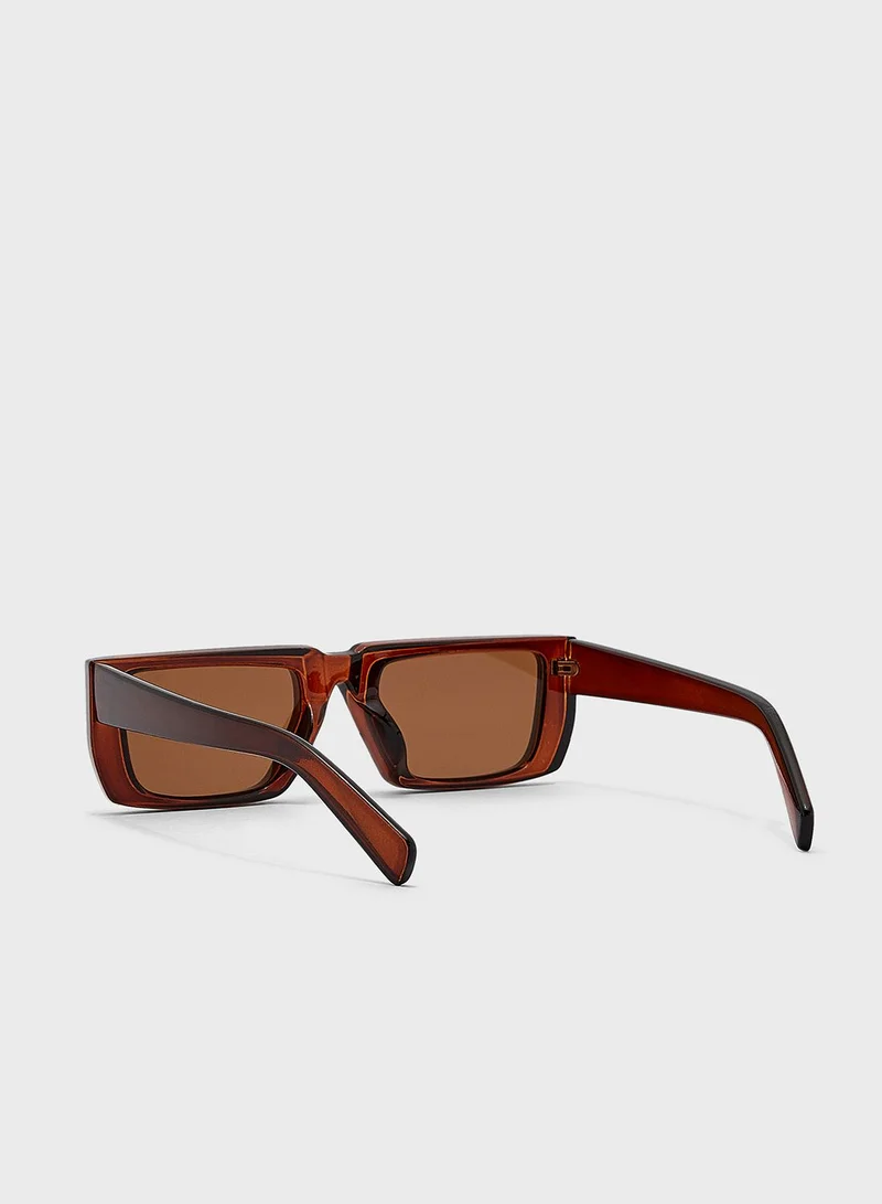 Seventy Five Casual Rectangular Sunglasses