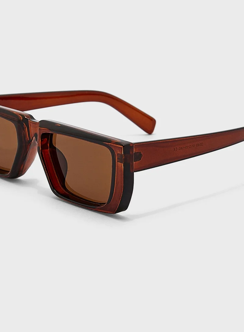Seventy Five Casual Rectangular Sunglasses
