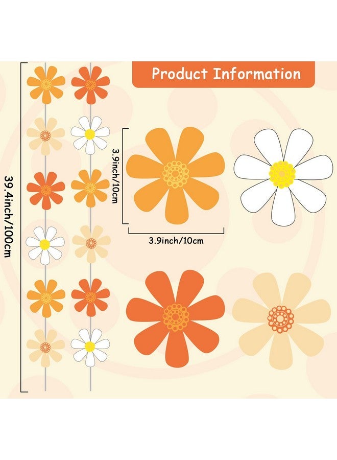 Tevxj لافتات حفلة ديسي جروفي بوهو مجموعة زينة ديسي سلسلة ديسي زينة حفلة ديسي قصاصات ورقية لحفلة عيد ميلاد واحدة أو اثنتين أو حفلة استحمام طفل زينة منزلية صفية لوازم تفضيل الديكور - Image 3