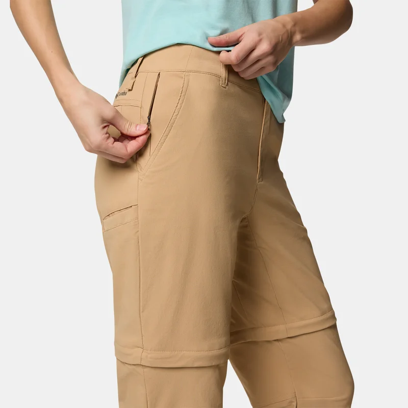 Columbia Brown Women's Leslie Falls Convertible Pants for Women | Best Price UAE
