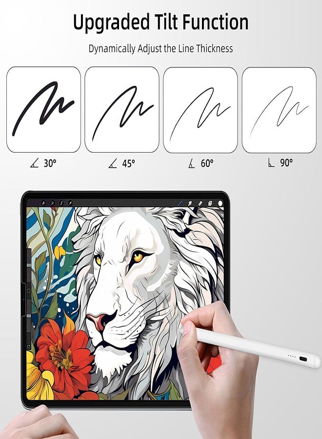 Magnetic Rechargeable Stylus for Mobile Phones and Tablets - White - Image 3