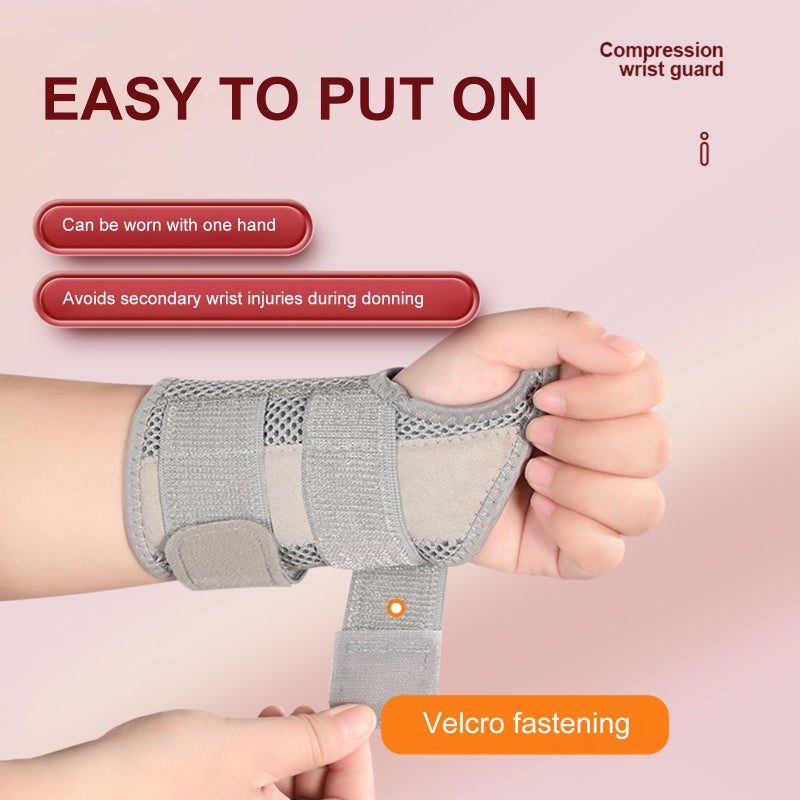 Breathable Wrist Splint Wrist Corrector Brace Sprain Immobilization Fracture Pain Strain Joint Support - Image 3