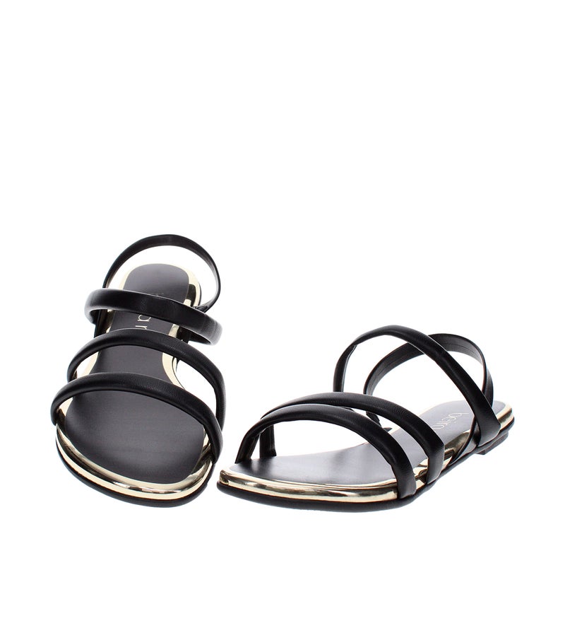Beira Rio Ladies Sandals With Back Strap Black | Made In Brazil - Image 4