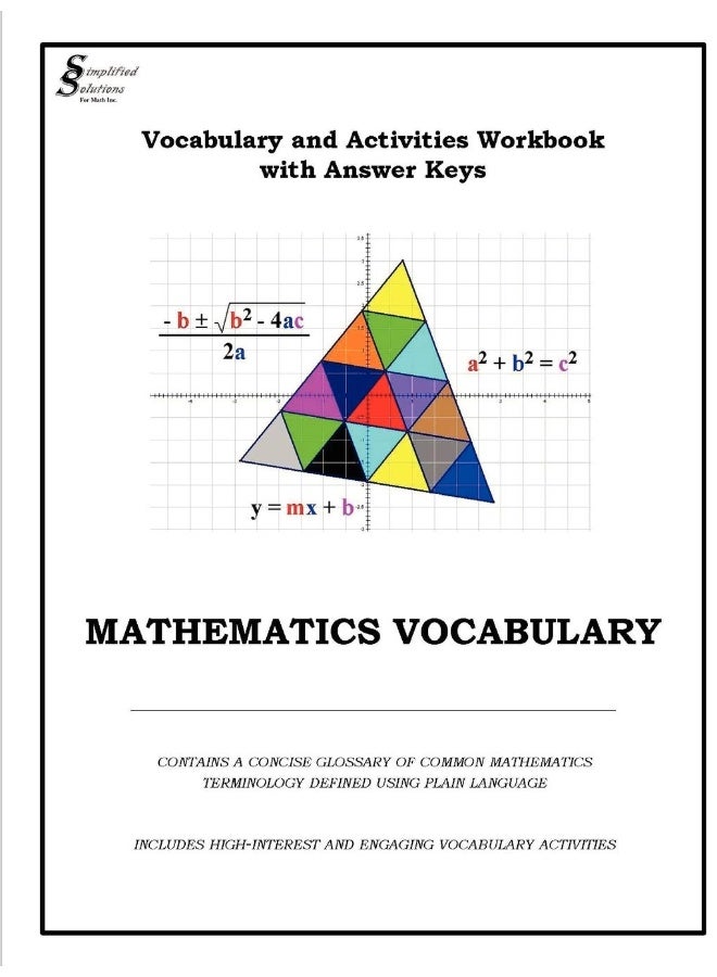 Vocabulary And Activities Workbook with Keys - Image 1