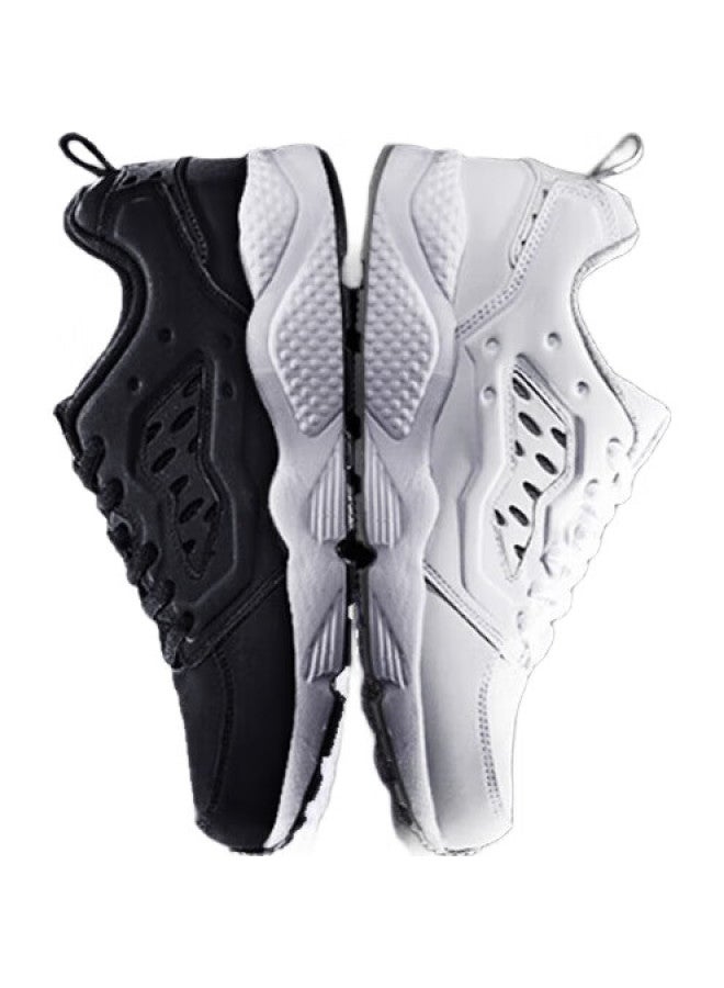 Antarctic 3 Pairs Of Sports Shoe Laces, Casual Coconut Elastic Basketball Flat Men'S Leather Shoes, Black And White, White, 120Cm - Image 3