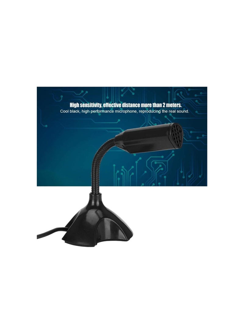 Generic - USB Microphone Plug and Play for Raspberry Pi 2/3 Home Studio Mic Compatible with PC and Later - Image 1