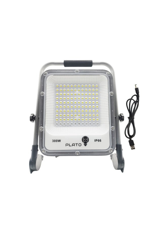 م.م.ذ  دحاولا صخشلا ةكرش اهمزاولو ةرانلا  تادعم ةراجتل زنيل دنآ وتلب كشاف ليد بلاتو FL بقدرة 300 واط RC – إضاءة بيضاء باردة 6000 كلفن | مقاوم للماء IP66 | كشاف خارجي فائق السطوع - Image 5