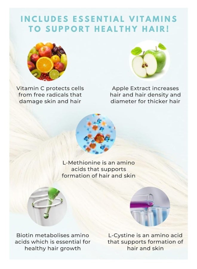 Viviscal شامبو فيفيسكال بروفيشينال من رقيق إلى كثيف مع مركب آنا:تل الخاص، البيوتين، الكولاجين والكيراتين يعزز نمو الشعر بمظهر صحي، 250 مل - Image 4